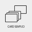card semplici